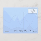 Carte Postale Blue Ridge Mountains (Dos)