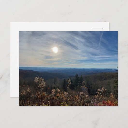 Carte Postale Blue Ridge Mountains Linn Cove Viaduc (Devant / Derrière)