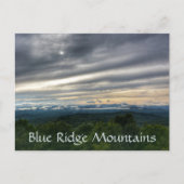 Carte Postale Blue Ridge Mountains North Carolina Ciel dramatiqu (Devant)