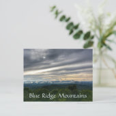 Carte Postale Blue Ridge Mountains North Carolina Ciel dramatiqu (Debout devant)