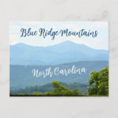 Carte Postale Blue Ridge Mountains North Carolina Photographie (Devant)