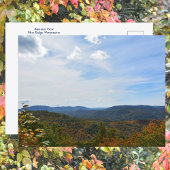 Carte Postale Blue Ridge Mountains North Carolina Vue d'automne