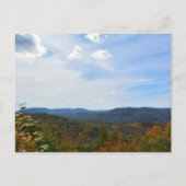 Carte Postale Blue Ridge Mountains North Carolina Vue d'automne (Devant)