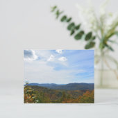 Carte Postale Blue Ridge Mountains North Carolina Vue d'automne (Debout devant)