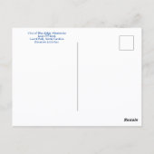 Carte Postale Blue Ridge Mountains View Jump Off Rock NC (Dos)