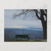 Carte Postale Blue Ridge Mountains Vue depuis Jump Off Rock NC (Devant)