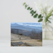 Carte Postale Blue Ridge Mountains Vue depuis Jump Off Rock NC (Debout devant)