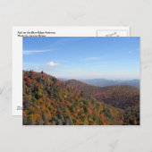 Carte postale Blue Ridge Parkway (Devant / Derrière)