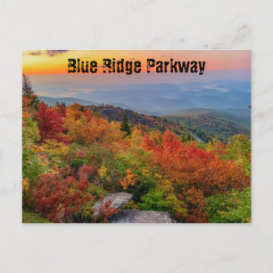 Carte Postale Blue Ridge Parkway en automne