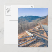 Carte Postale Blue Ridge Parkway et Grand-père Mountain (Devant / Derrière)