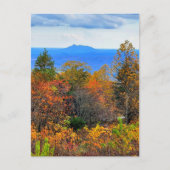 Carte Postale Blue Ridge Parkway Fall Vue sur Pilot Mountain (Devant)