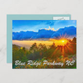 Carte Postale Blue Ridge Parkway NC (Devant / Derrière)