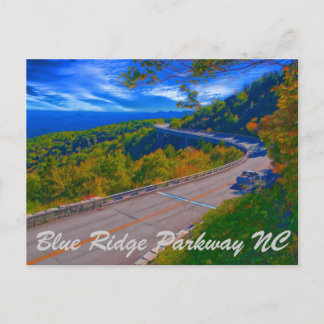 Carte Postale Blue Ridge Parkway NC