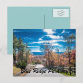 Carte Postale Blue Ridge Parkway NC (Devant / Derrière)