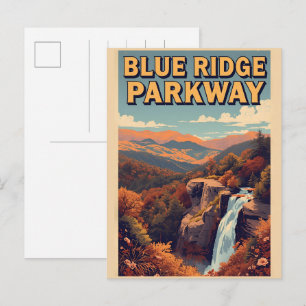 Carte Postale Blue Ridge Parkway Scenic Byway Virginie NC