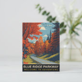 Carte Postale Blue Ridge Parkway, Voyage (Debout devant)