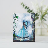 Carte postale Blue Romantic Butterfly (Debout devant)