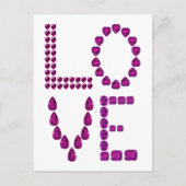 Carte Postale Blue Sapphire Love (Devant)