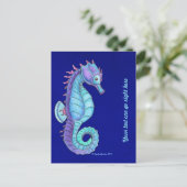Carte postale Blue Sea Horse (Debout devant)