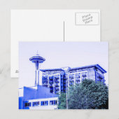 Carte Postale Blue Seattle (Devant / Derrière)