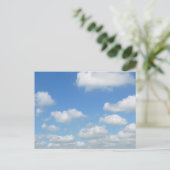 Carte Postale Blue Sky Fresh Air Nuages (Debout devant)