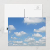 Carte Postale Blue Sky Fresh Air Nuages (Devant / Derrière)