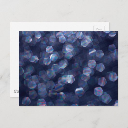Carte Postale Blue Sparkle (Devant / Derrière)