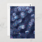 Carte Postale Blue Sparkle (Devant / Derrière)