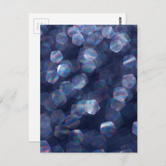 Carte Postale Blue Sparkle (Devant / Derrière)
