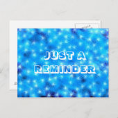 Carte Postale Blue Sparle (Devant / Derrière)