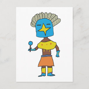 Carte Postale Blue Star Kachina