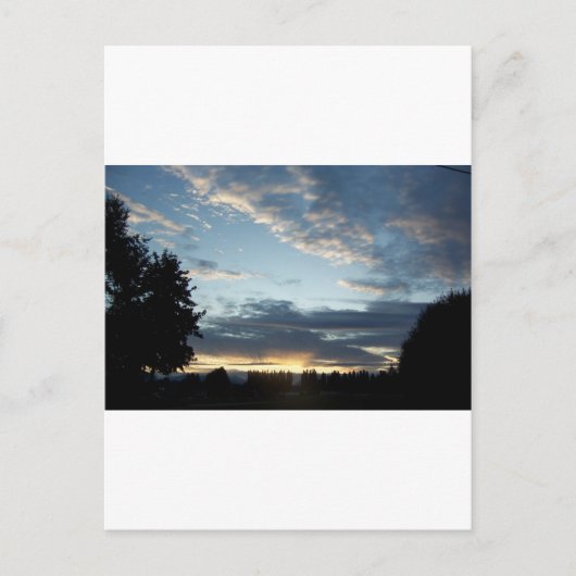 Carte Postale Blue Sunset Dreams (Devant)