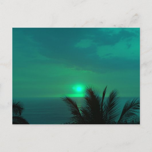 Carte postale Blue Sunset Sky (Devant)
