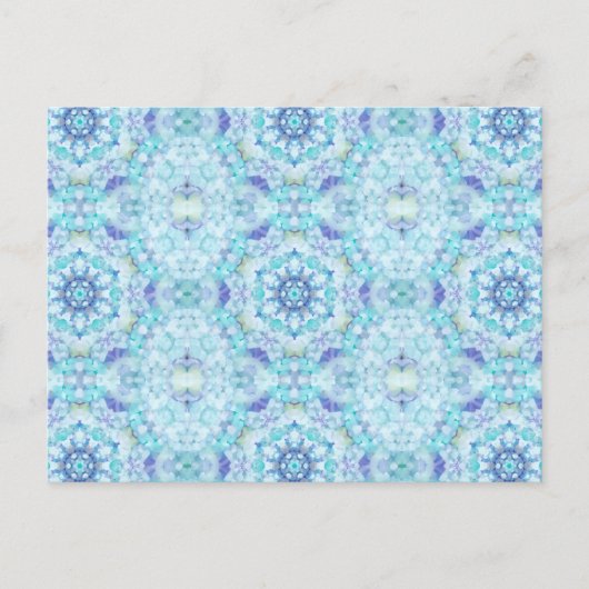 Carte Postale Blue Tile Mandala (Devant)