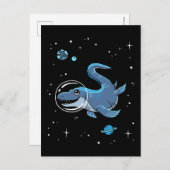 Carte Postale Blue Tylosaurus Dinos (Devant / Derrière)