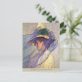 Carte Postale Blue Veil Edmund C Tarbell CC0669 Impressionnisme (Debout devant)