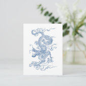 Carte Postale Blue Water Dragon 2012 (Debout devant)