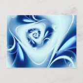 Carte Postale Blue Water Fine Fractal Art (Devant)