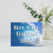Carte Postale Blue Wave Election 2026 (Debout devant)
