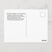 Carte Postale Blue Whale of Catoosa Route 66 Postcard (Dos)