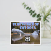 Carte Postale Blue Whale of Catoosa Route 66 Postcard (Debout devant)