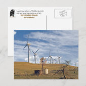 Carte postale Blue Wind (Devant / Derrière)