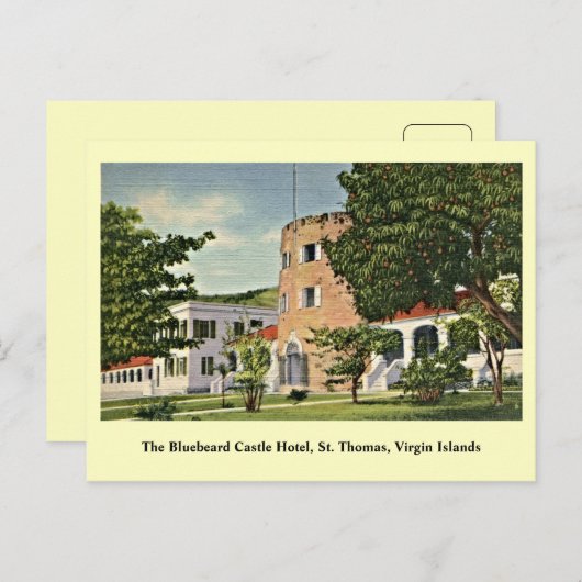 Carte Postale Bluebeard Castle St Thomas Virgin Islands (Devant / Derrière)