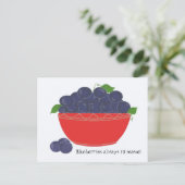 Carte Postale Blueberges (Debout devant)