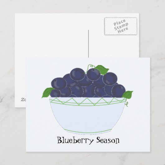 Carte Postale Blueberges (Devant / Derrière)