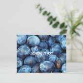 CARTE POSTALE BLUEBERRIES (Debout devant)