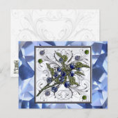 Carte Postale Blueberry (Devant / Derrière)