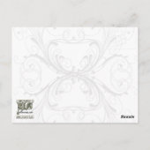 Carte Postale Blueberry (Dos)