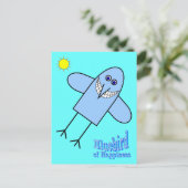 Carte Postale Bluebird de bonheur (Debout devant)