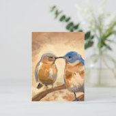 Carte Postale Bluebird Kiss (Debout devant)